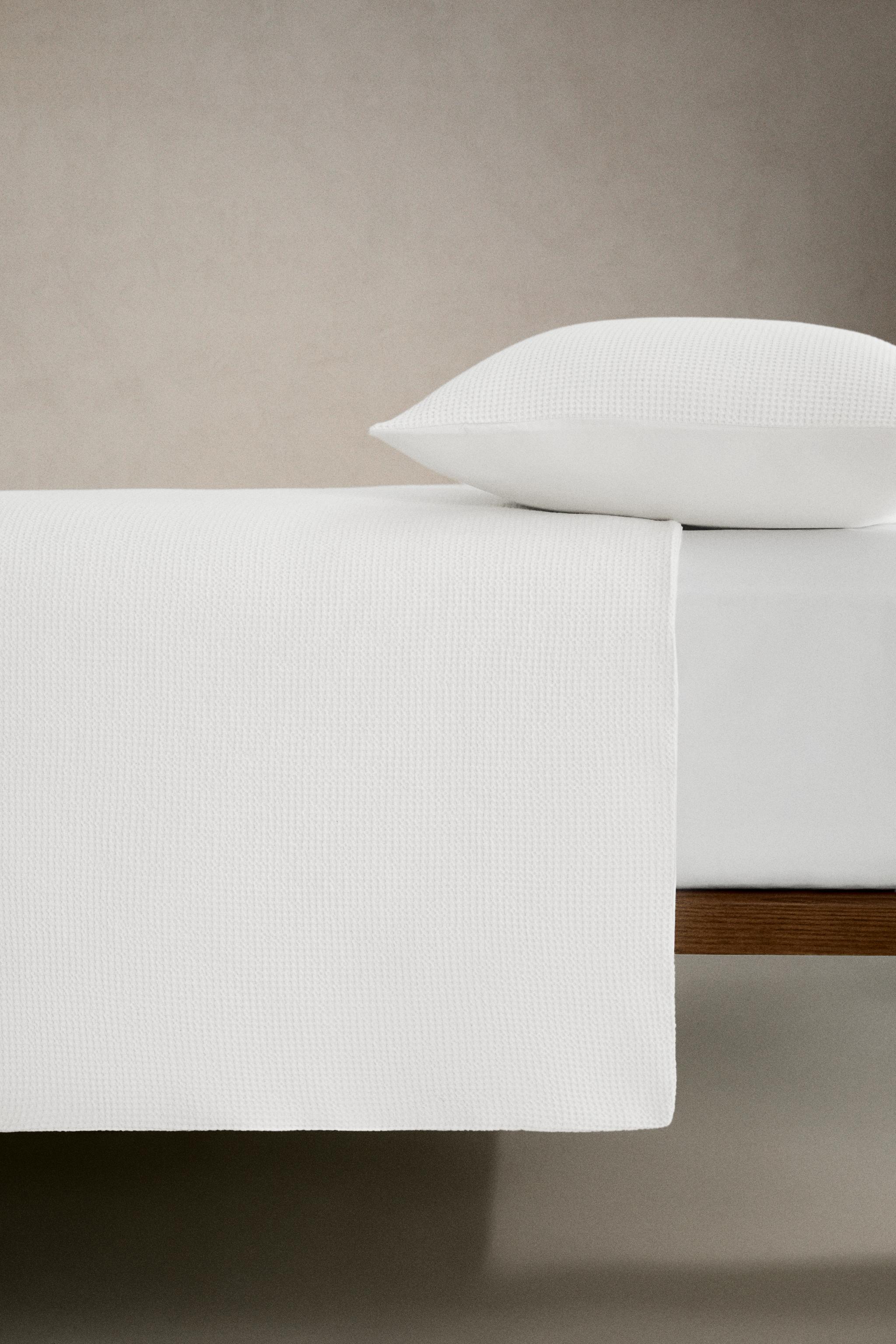 HOUSSE DE COUETTE COTON MINI WAFFLE